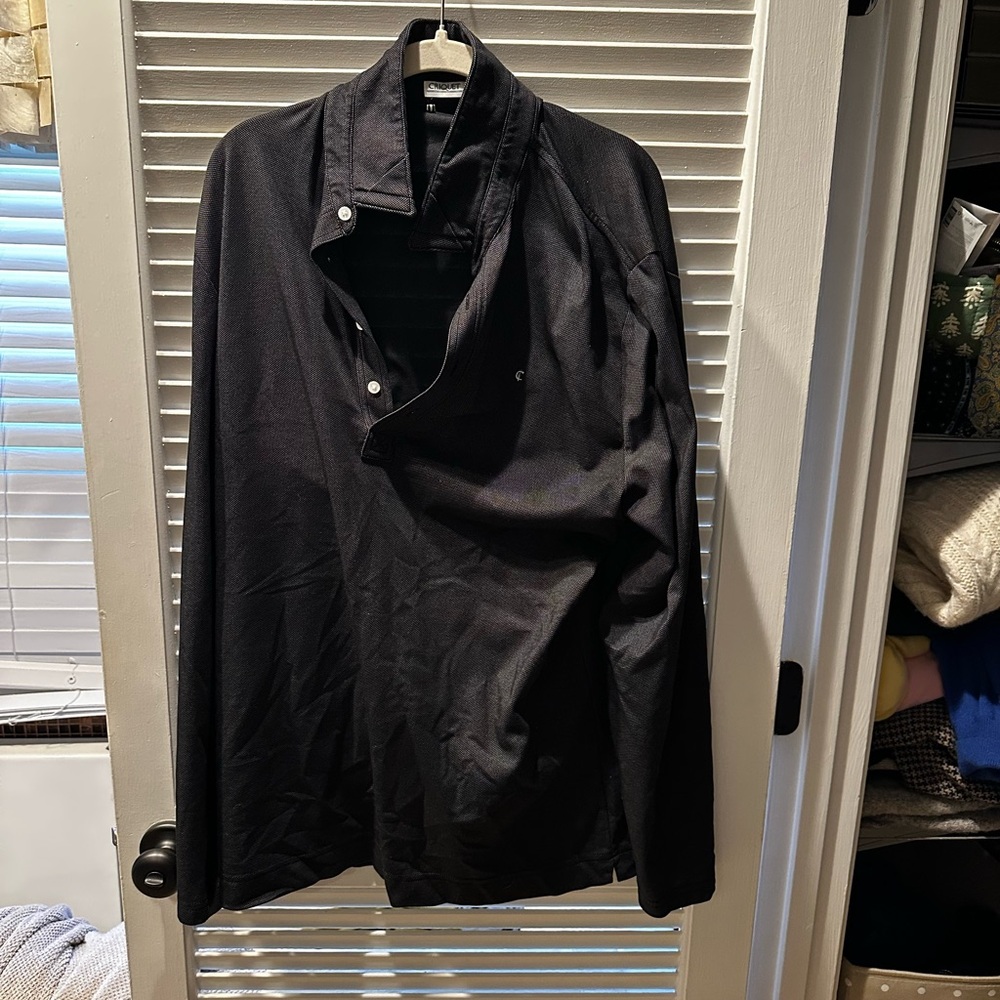 Criquet Black L/S Polo